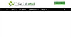 Desktop Screenshot of overcomingbarriers.org