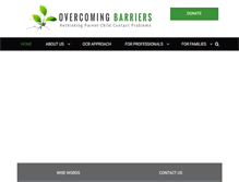 Tablet Screenshot of overcomingbarriers.org